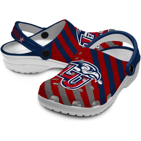 customized liberty flames star spangled graphic clog high quality
