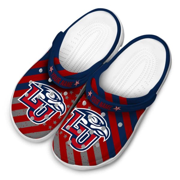 customized liberty flames star spangled graphic clog latest model