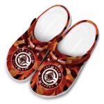 customized los angeles clippers autumn leaves clog best selling