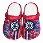 customized los angeles clippers contrasting stripes clog best selling