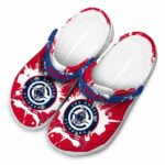 customized los angeles clippers splatter pattern clog best selling