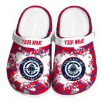 customized los angeles clippers zigzag paint burst clog best selling