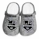 customized los angeles kings cracked texture clog best selling