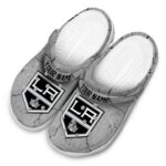 customized los angeles kings cracked texture clog best selling
