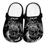 customized los angeles kings gothic skull clog best selling