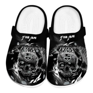 customized los angeles kings gothic skull clog best selling