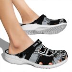 customized los angeles kings paint splatter graphics clog best selling