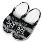 customized los angeles kings paint splatter graphics clog best selling