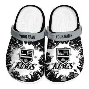 customized los angeles kings splash art clog best selling