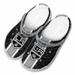 customized los angeles kings vertical stripes clog best selling