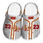 customized louisiana monroe warhawks pinstripe pattern clog best selling
