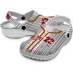 customized louisiana monroe warhawks pinstripe pattern clog best selling