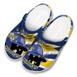 customized marquette golden eagles baseball helmet clog best selling
