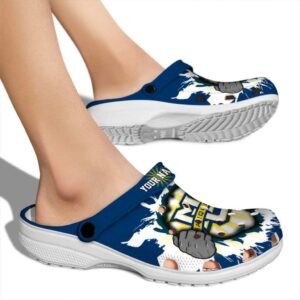 customized marquette golden eagles gripping hand clog fashion forward
