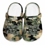 customized marshall thundering herd camouflage craze clog best selling