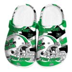 customized marshall thundering herd football helmet clog best selling