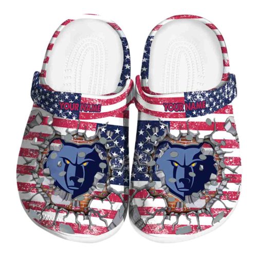 customized memphis grizzlies freedom splinter clog best selling
