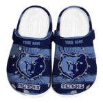 customized memphis grizzlies paint splatter graphics clog best selling