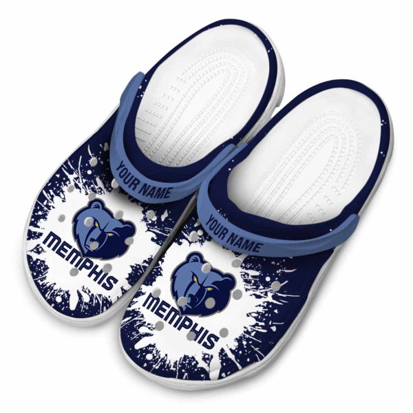 customized memphis grizzlies splash art clog latest model