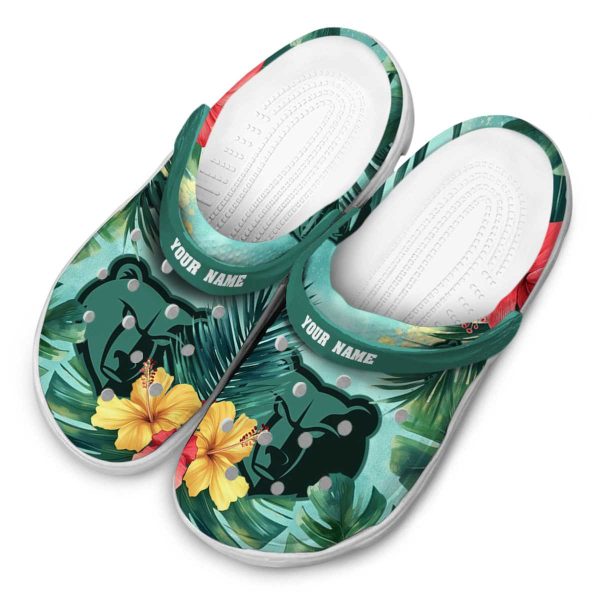 customized memphis grizzlies tropical vibes clog latest model