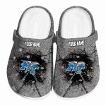 customized middle tennessee blue raiders cracked ground texture clog best selling
