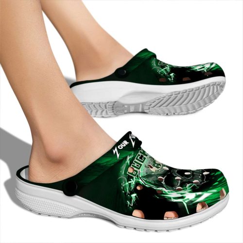 customized milwaukee bucks gothic skull clog fashion forward