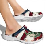 customized milwaukee bucks patriotic stripes clog best selling