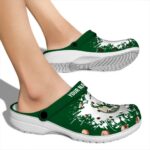 customized milwaukee bucks splatter background clog best selling