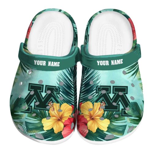 customized minnesota golden gophers tropical vibes clog best selling