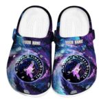 customized minnesota timberwolves galaxy swirl clog best selling