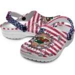 customized minnesota wild freedom splinter clog best selling