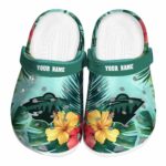 customized minnesota wild tropical vibes clog best selling