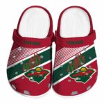 customized minnesota wild vibrant dual tone clog best selling