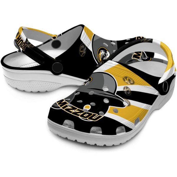 customized missouri tigers baseball helmet clog high quality