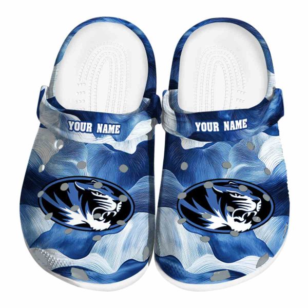 customized missouri tigers ocean waves clog best selling