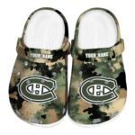 customized montreal canadiens camouflage craze clog best selling