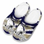 customized navy midshipmen football helmet clog best selling