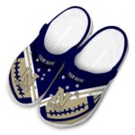 customized navy midshipmen football motif clog best selling