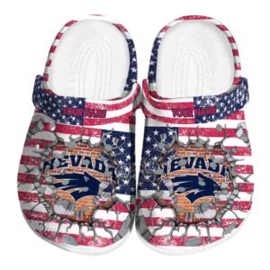 customized nevada wolf pack freedom splinter clog best selling