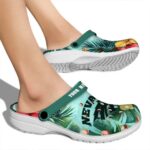 customized nevada wolf pack tropical vibes clog best selling