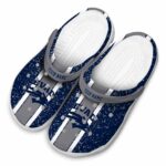 customized nevada wolf pack vertical stripes clog best selling