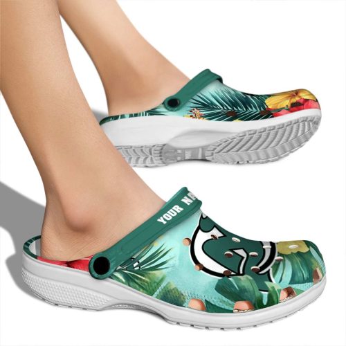 customized new jersey devils tropical vibes clog fashion forward
