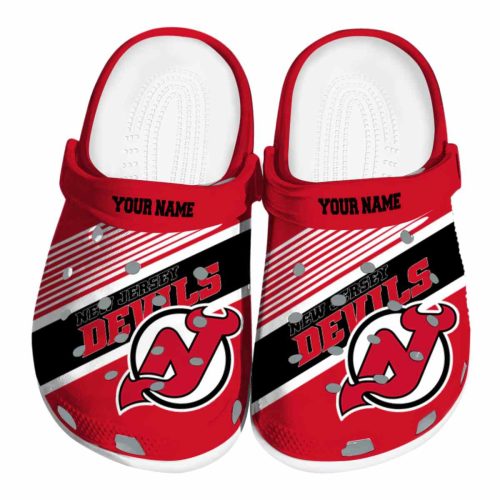 customized new jersey devils vibrant dual tone clog best selling
