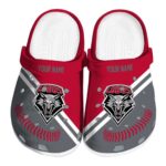 customized new mexico lobos baseball motif clog best selling