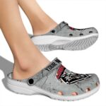 customized new mexico lobos cracked texture clog best selling