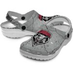 customized new mexico lobos cracked texture clog best selling