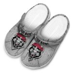 customized new mexico lobos cracked texture clog best selling