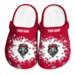 customized new mexico lobos splatter background clog best selling