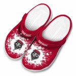 customized new mexico lobos splatter background clog best selling