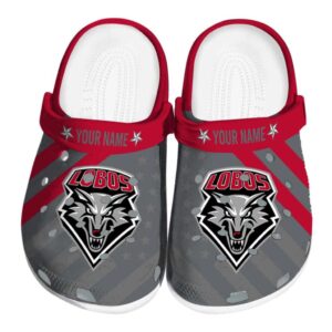 customized new mexico lobos star spangled graphic clog best selling